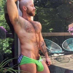 NASTY PIG NP94 Neon💚 Swim Bikini Brief Speedo NWT